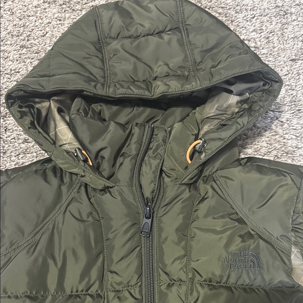 North face 550 fill down vest cinched waist women’s medium - Picture 3 of 6